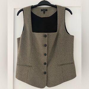 ✨Rag & Bone Black and Brown Patterned Vest✨